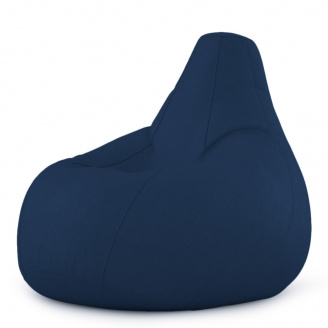 Кресло Мешок Груша Рогожка 150х100 Студия Комфорта размер Большой синий