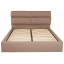 Кровать Richman Эдинбург VIP 140 х 190 см Флай 2213 С дополнительной металлической цельносварной рамой Светло-коричневая Полтава