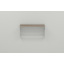 Полиця настінна Ferrum-decor Світ 300x700x150 метал Білий ДСП Сонома Трюфель 16 мм (SVI0054) Кропивницький