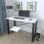 Письменный стол Ferrum-decor Драйв 750x1200x700 Черный металл ДСП Белый 32 мм (DRA211) Киев