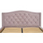 Кровать Richman Скарлетт Comfort 140 х 200 см Riviera 65 С1 С подъемным механизмом и нишей для белья Розовая Полтава