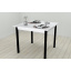 Стол кухонный Ferrum-decor Диего 75x90x90 Черный ДСП Белое 16мм (DIE0015) Полтава