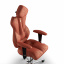 Кресло KULIK SYSTEM ROYAL Антара с подголовником без строчки Морковный (5-901-BS-MC-0309) Кушугум