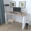 Письменный стол Ferrum-decor Драйв 750x1400x600 Белый металл ДСП Дуб Сонома Трюфель 32 мм (DRA187) Киев