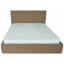 Ліжко Richman Ковентрі VIP 140 х 190 см Місті Light Brown З додатковою металевою цільнозварною рамою Коричнева Суми