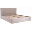 Ліжко Richman Брістоль VIP 120 х 190 см Місті Mocco З додатковою металевою цільнозварною рамою Сіра Вінниця