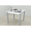 Стол кухонный Ferrum-decor Диего 75x80x80 Серый ДСП Белое 16мм (DIE0057) Еланец