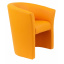 Кресло Richman Бум Единица 650 x 650 x 800H см Zeus Deluxe Orange Оранжевое Ровно