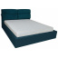 Ліжко Richman Единбург VIP 120 х 200 см Missoni 017 З додатковою металевою цільнозварною рамою Синя Вінниця
