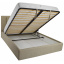 Кровать Richman Санам VIP 120 х 200 см Fibril 10 С дополнительной металлической цельносварной рамой Темно-бежевая Чугуев