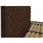 Кровать Richman Кембридж VIP 120 х 200 см Мисти Chocolate С дополнительной металлической цельносварной рамой Темно-коричневая Хмельницкий