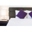 Ліжко Richman Оксфорд VIP 120 х 200 см Missoni 014 З додатковою металевою цільнозварною рамою Синє Суми