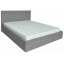 Ліжко Richman Ковентрі VIP 140 х 190 см Місті Grey З додатковою металевою цільнозварною рамою Сіра Ужгород
