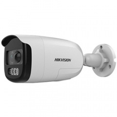 2 Мп ColorVu Turbo HD відеокамера Hikvision з PIR датчиком та сиреною DS-2CE12DFT-PIRXOF (2.8 ММ) Ужгород