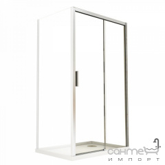 Душевая дверь Besco Actis 120x195 стекло прозрачное Фастів