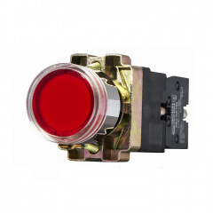 Кнопка XB2-BW3471 1NC красная с подсветкой АскоУкрем Тернополь