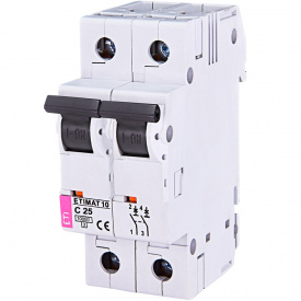 Автоматичний вимикач ETIMAT 10 2p C 25A ETI