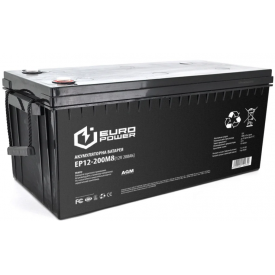 Акумуляторна батарея EUROPOWER AGM EP12-200M8 (14260)