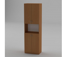 Книжный шкаф Компанит КШ-5 1950x600x366 мм бук