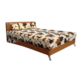 Кровать Вика Сафари 90 с матрасом 90х202х80 см