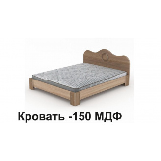 Ліжко Компаніт 150 МДФ 2058x1500x900 мм дуб сонома