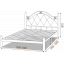 Кровать Металл-Дизайн Эсмеральда 1900(2000)х1600 мм черный бархат Киев