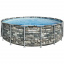 Каркасный бассейн Bestway Loft 56886 (549х132 см) с картриджным фильтром, лестницей и тентом Одесса