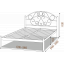 Кровать Металл-Дизайн Скарлет 1900(2000)х1200 мм черный бархат Киев