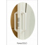 Межкомнатные двери гармошка Vincidecor 82x203 из ПВХ белый ясень Ровно