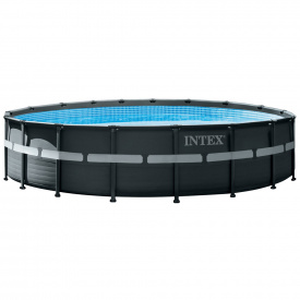 Каркасний басейн Intex 26330 ULTRA XTR 549х132 см з пісочним фільтром, сходами та тентом