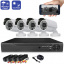 Комплект видеонаблюдения проводной с удалённым просмотром Easy eye DVR 5504-5 KIT 4ch Луцьк