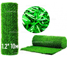 Декоративний зелений паркан Green mix трава 1,2х10