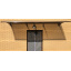 Готовый сборный козырек (навес) над дверью Dash'Ok 3,05х1,5 м Хайтек монолитный поликарбонат 4 мм, Медь антик, Вольнянск