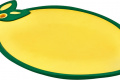 Доска разделочная Лимон 24 х 33,5 х 3 см пластиковая Irak Plastik DC-710