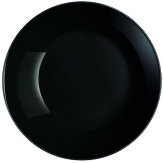 Тарелка Luminarc Diwali Black глубокая круглая 20 см 0787P LUM