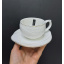 Чашка з блюдцем 240 мл порцелянова біла Снігова королева Interos 508610-A Гайсин