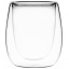 Набір склянок з подвійними стінками для еспресо 80 мл 2 шт. h-7,3 см боросилікатне скло Ardesto AR2608G Житомир
