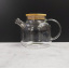 Заварочный чайник Ardesto 1,2 л боросиликатное стекло с бамбуковой крышкой AR3012GB Львов