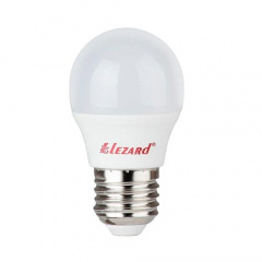 Лампа светодиодная LED GLOB A45 7W 4200K E27 220V Lezard (442-A45-2707) Каменка-Днепровская