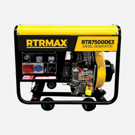 Генератор дизельный RTRMAX RTR 7500 DE3 6,5 кВА 3 фазы электростартер ESTG