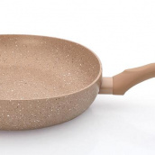 Сковородка Fissman глубокая Latte диаметр 28см с керамическим антипригарным покрытием DP35981