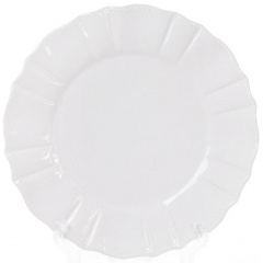 Набор Bona 6 обеденных тарелок Leeds Ceramics SUN диаметр 26см каменная керамика Белые DP40090 Кропивницький