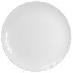 Набор Bona 2 фарфоровые подставные тарелки Prince диаметр 30см Белый фарфор DP40190 Кропивницький