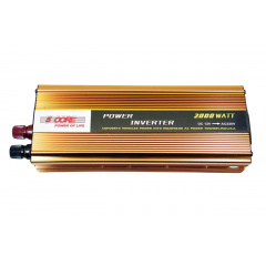 Преобразователь напряжения инвертор 5 Core 2000W DC/AC 12V-220V Gold (3_02492) Енергодар