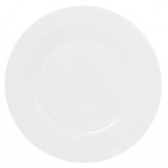 Набор Bona 6 фарфоровых обеденных тарелок City диаметр 25см Белый фарфор DP40166 Киев