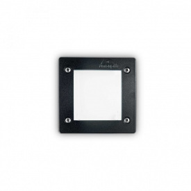 Уличный встраиваемый светильник LETI FI1 SQUARE NERO Ideal Lux 096582