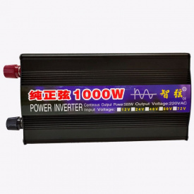Преобразователь напряжения Power inverter инвертор тока 12 В в 220В 1000 W чистый синус