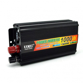 Инвертор автомобильный UKC 1000W преобразователь напряжения