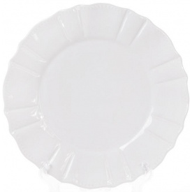Набор Bona 6 обеденных тарелок Leeds Ceramics SUN диаметр 26см каменная керамика Белые DP40090