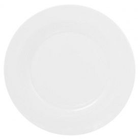 Набор Bona 6 фарфоровых обеденных тарелок City диаметр 25см Белый фарфор DP40166